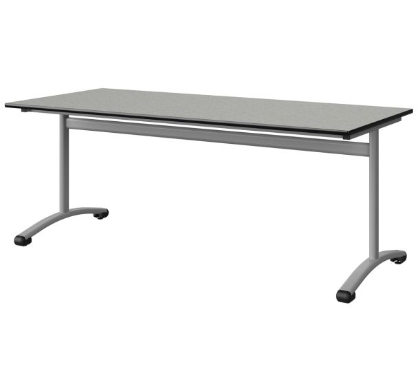 Table Malibu 180x80 cm -DL-  stratifié isoson chant surmoulé - Manutan Expert