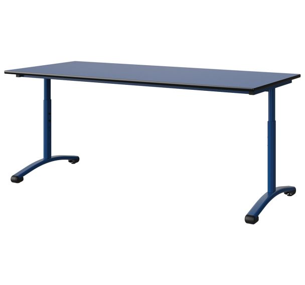 Table Malibu 180x80 cm réglable T3/T6 strat antibruit surmoulé Manutan Expert