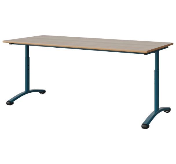 Table Malibu 180x80 cm réglable T3/T6 -DL-  stratifié alaisé - Manutan Expert