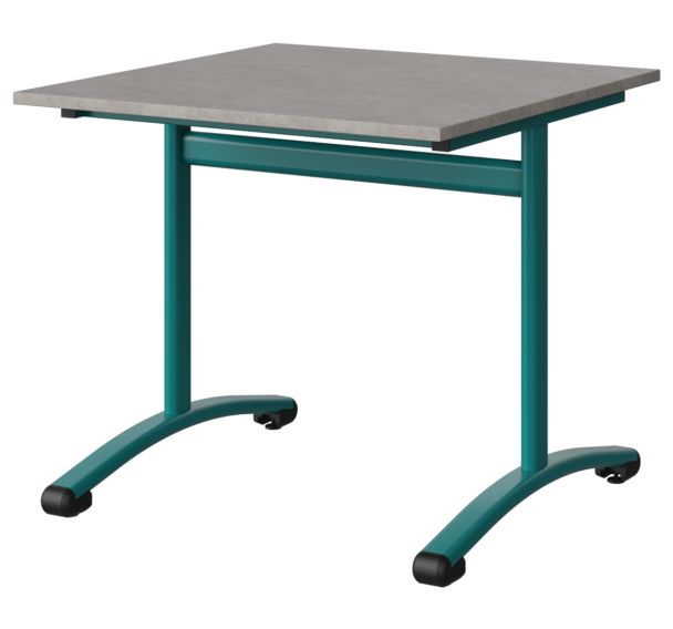 Table Malibu 80 x 80 cm - stratifié chant ABS - Manutan Expert