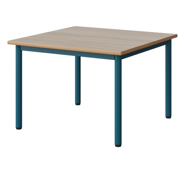 Table Malibu 80 x 80 cm - stratifié chant alaisé - Manutan Expert