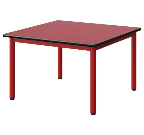 Table Malibu 80 x 80 cm - stratifié chant surmoulé - Manutan Expert