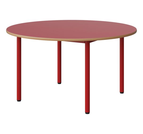 Table Malibu Ø 120cm - stratifié chant alaisé - Manutan Expert