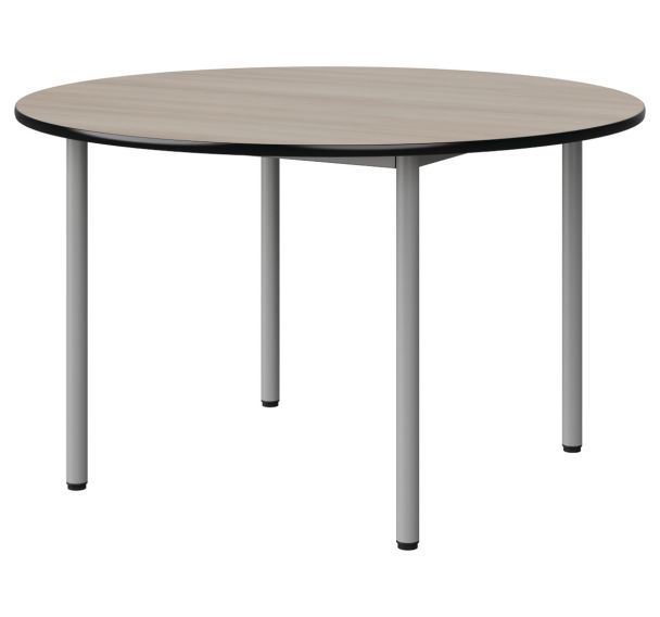 Table Malibu Ø 120cm - stratifié chant surmoulé - Manutan Expert