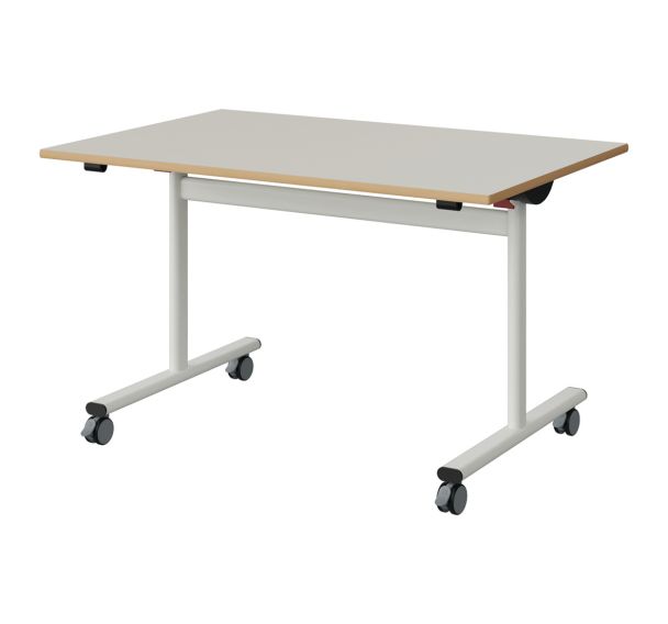 Table Malibu rabattable 120x80 cm - stratifié chant alaisé - Manutan Expert