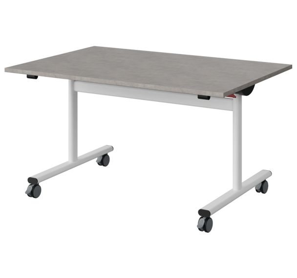 Table Malibu rabattable 120x80cm - stratifié chant ABS - Manutan Expert