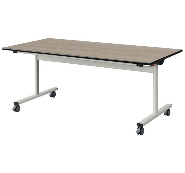 Table Malibu rabattable 160x80 cm - stratifié chant surmoulé - Manutan Expert