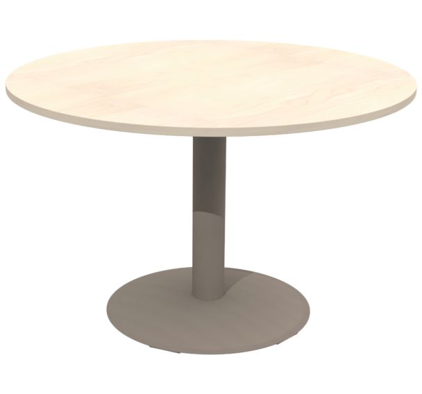Table Mano T6 ronde plateau stratifié ABS Mobidecor