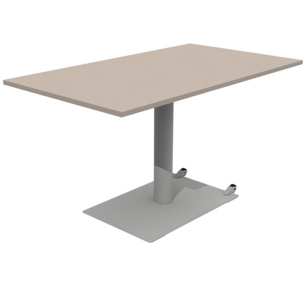 Table Mano mobile T6 rectangulaire plateau stratifié ABS Mobidecor