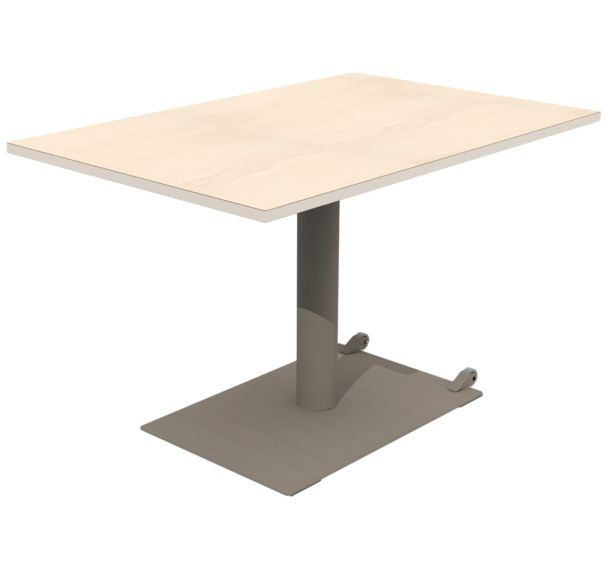 Table Mano mobile T6 rectangulaire plateau stratifié alaisé Mobidecor