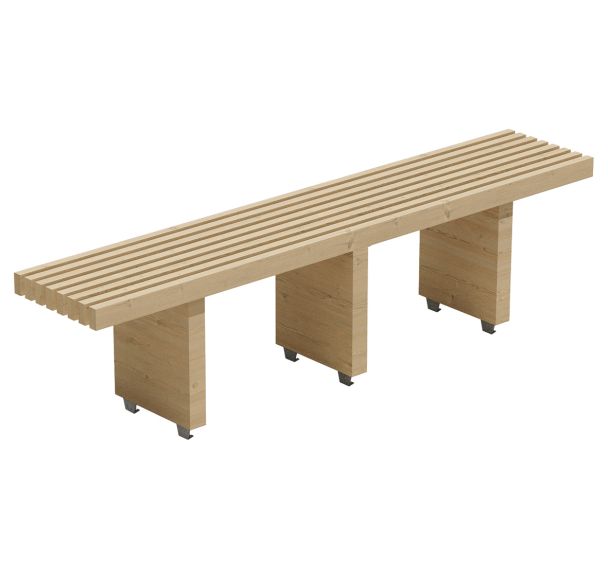 Table Modulam 3 pieds 293 cm - traité classe IV