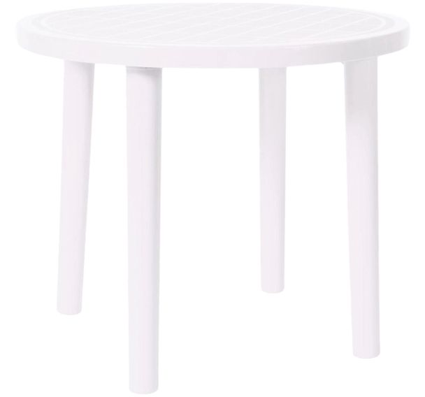 Table OLOT Ø 86 cm polypropylène - blanc