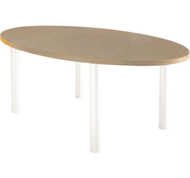 Table Ovale Conseil 4, 6 ou 8 pieds tube