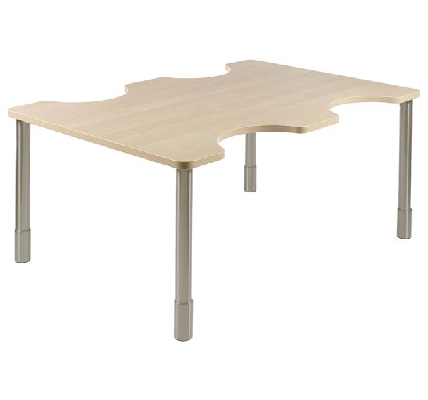 Table PMR 162 x 110 cm réglable en hauteur - stratifié Sunset Creation