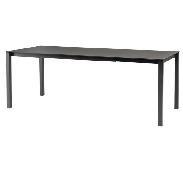 Table Pranzo 120/200 x 80 cm stratifié anthracite