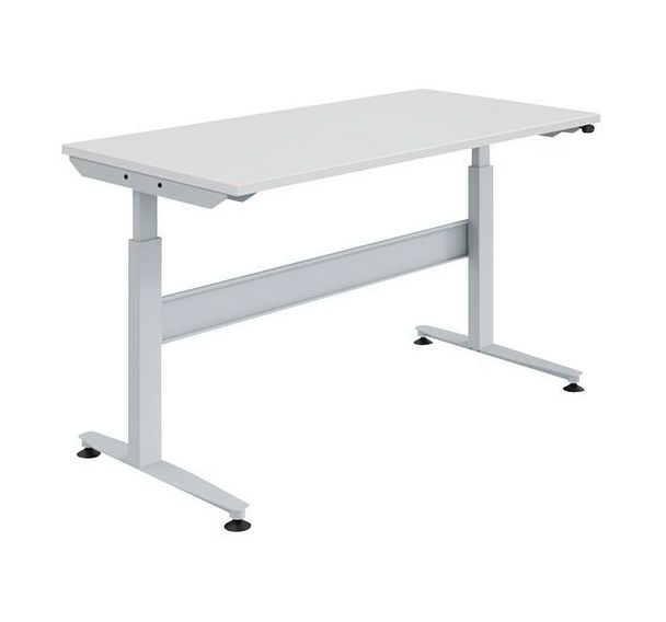 Table Regulog plateau mélaminé épaisseur 19 mm réglable électriquement