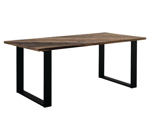 Table Roma rectangulaire plateau stratifié piètement acier