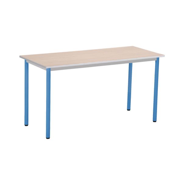 Table T'Sup 4 pieds - Plateau mélaminé 130x50