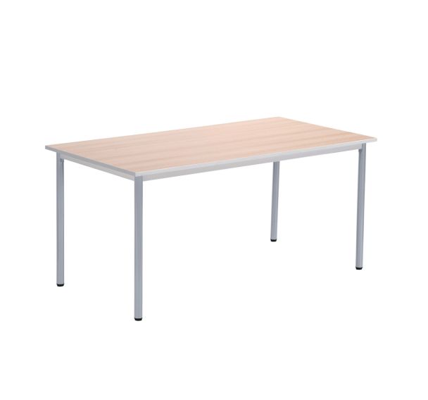Table T'Sup 4 pieds - Plateau mélaminé 160x80