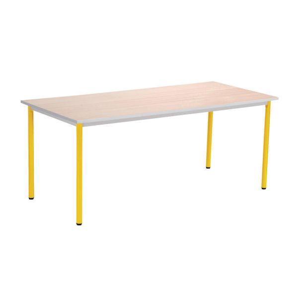 Table T'Sup 4 pieds - Plateau mélaminé 180x80