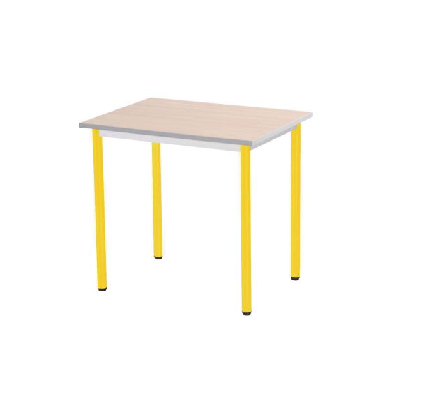 Table T'Sup 4 pieds - Plateau mélaminé 80x60
