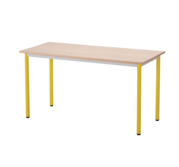 Table T'Sup 4 pieds - Plateau stratifié 130x50
