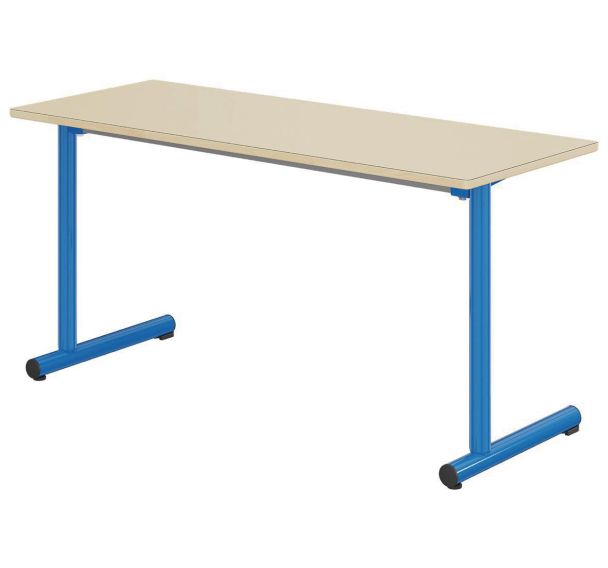 Table Tage fixe 130 x 50 cm stratifié chants alaisés - Mobidecor