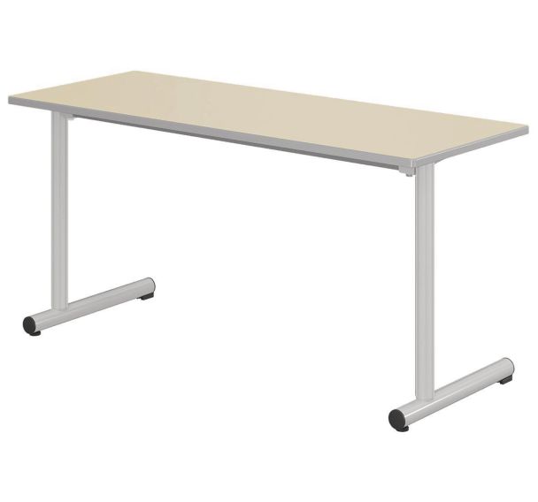 Table Tage fixe 130 x 50 cm stratifié chants polyuréthane - Mobidecor