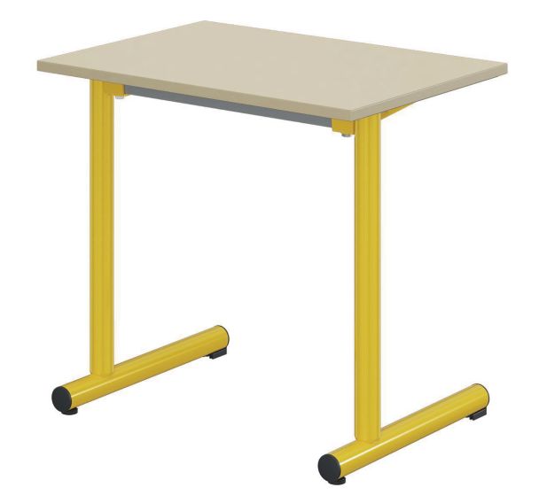 Table Tage fixe 70 x 50 cm mélaminé chants polypropylène - Mobidecor