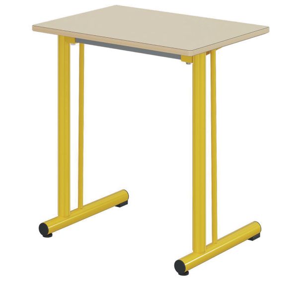 Table Tage renforcée 70x50cm fixe T6 strat. Ch. alaisés - Mobidecor