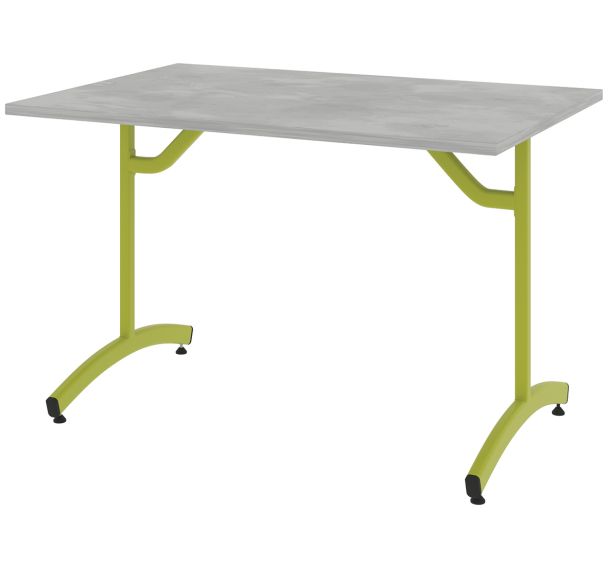 Table Tim 120 x 80 cm dégagement latéral plateau stratifié ABS Rodet