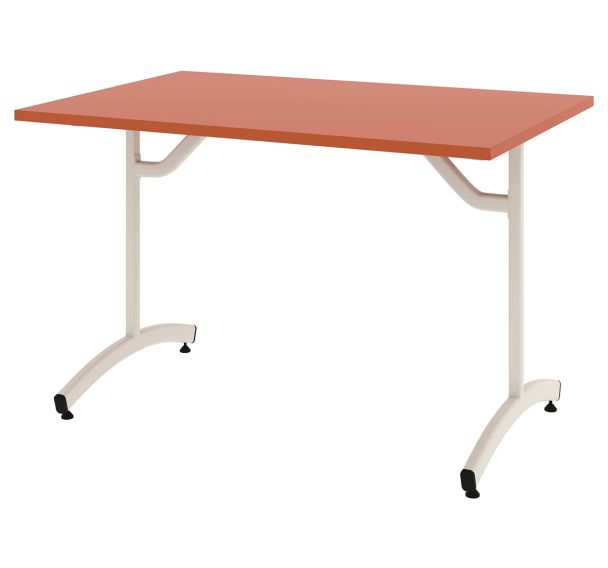 Table Tim 180 x 80 cm dégagement latéral plateau stratifié ABS Rodet