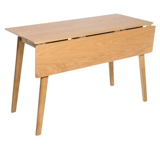 Table Tori 120 x 75 cm 1 abatant chêne