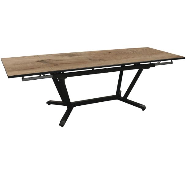 Table VITA 180/230/280 x 100 cm HPL/alu Proloisirs