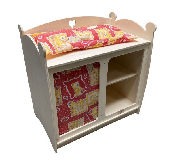 Table à langer en bois