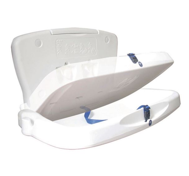 Table à langer horizontal LDPE blanc