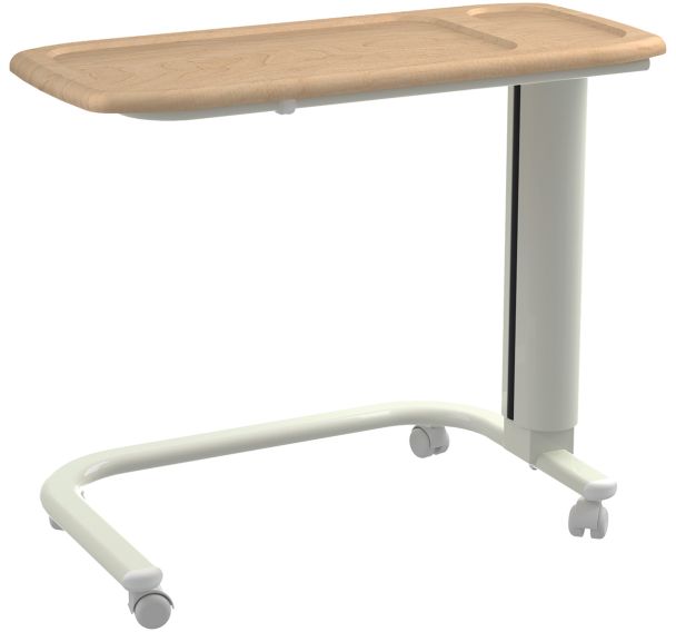 Table à manger au lit piètement U fixe polymère