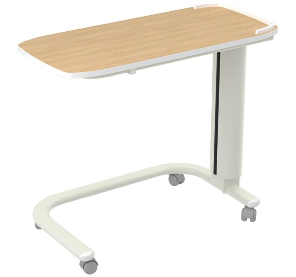 Table à manger au lit piètement U fixe stratifié