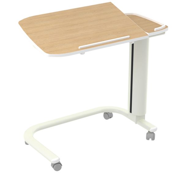 Table à manger au lit piètement U mixte stratifié