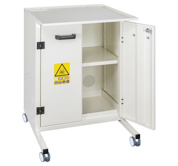 Table armoire roulante pour hotte Labopur série H Trionyx