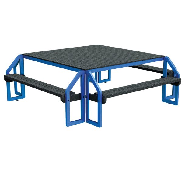 Table bancs Chardonnay 234 cm PMR Ipra/alu - Urbemob