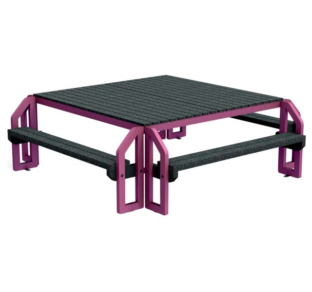 Table bancs Chardonnay maternelle Ipra/alu - Urbemob