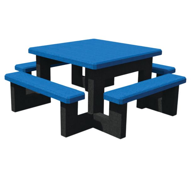 Table bancs PIM POM crèche plastique recyclé - Espace Urbain