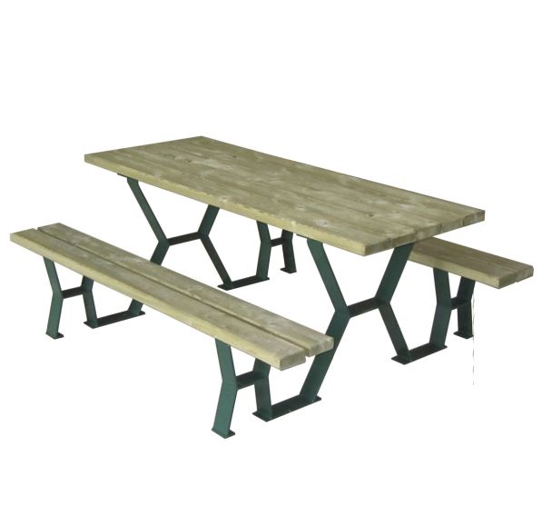 Table bancs Tabalou sans dossier