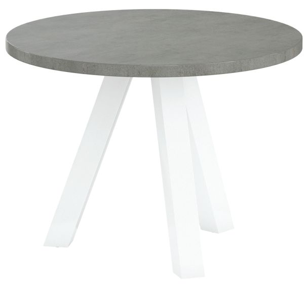Table basse Evan Ø 60 cm pied métallique - MBA