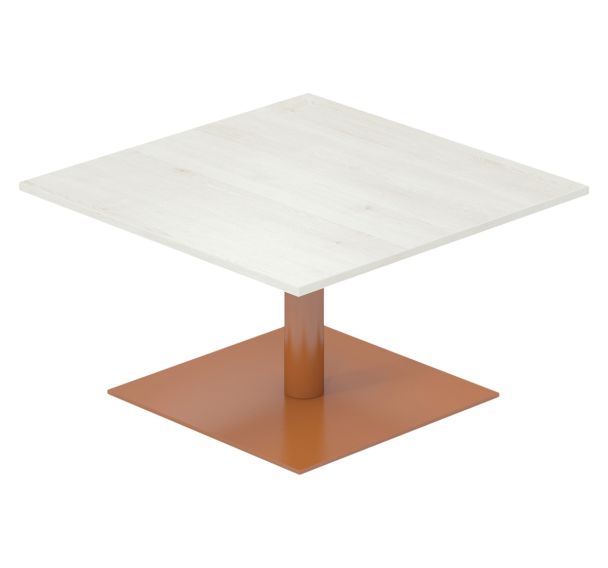 Table basse Lila piètement central embase carrée - MBA