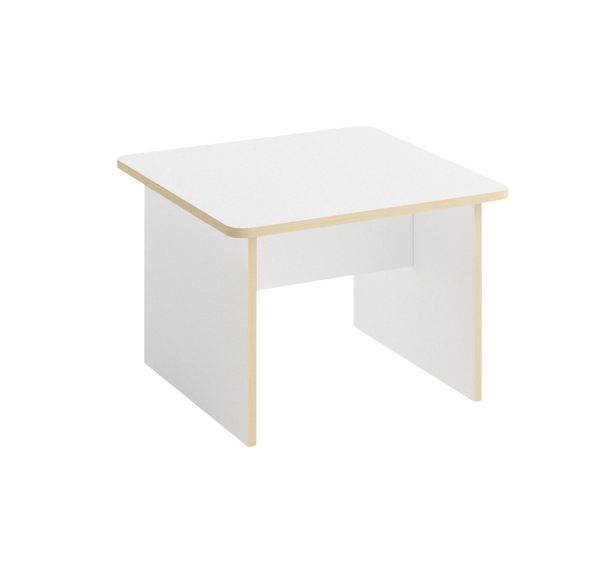 Table basse Média S rectangulaire blanc
