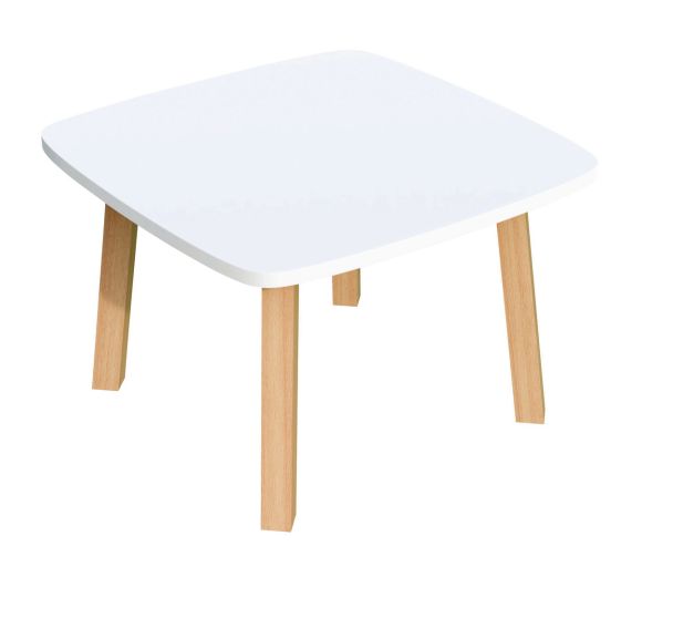 Table basse Woody plateau uni - Meet By Paperflow