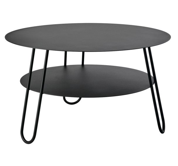 Table basse métal noir Carl