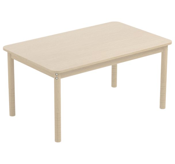 Table d'école Téo réglable en hauteur 120x74 cm-Mirplay School